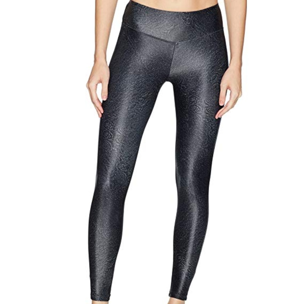 Koral Sway Mid Rise Glossy Jacquard Leggings NWT
